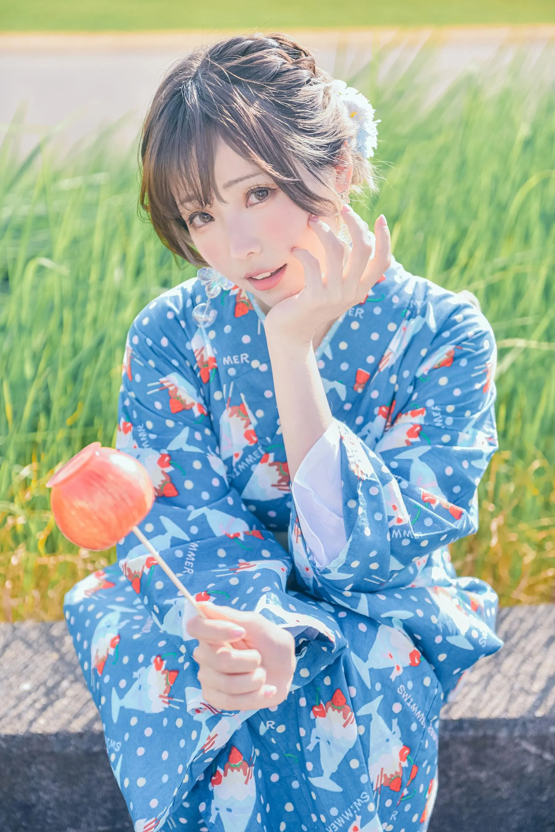 ElyEE子 – NO.119 2023.august A-聖代浴衣 Sundae Yukata [29P]插图5